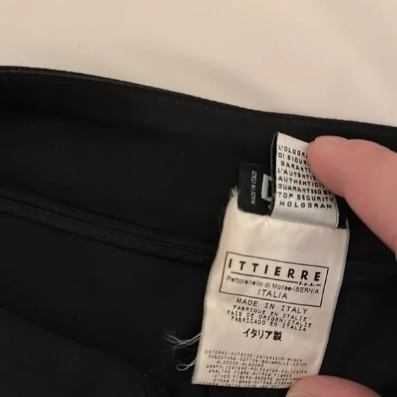 D&G Dolce Gabbana Women’s Straight Mid Rise Pants Black Size 28 - Picture 12 of 13